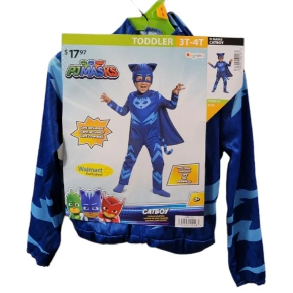 Catboy PJ Masks Halloween costume 3T-4T - Picture 1 of 4